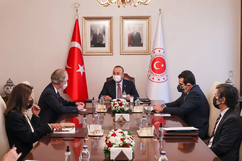 Mövlud Çavuşoğlu BMT Baş katibinin Suriya üzrə xüsusi nümayəndəsi ilə görüşüb