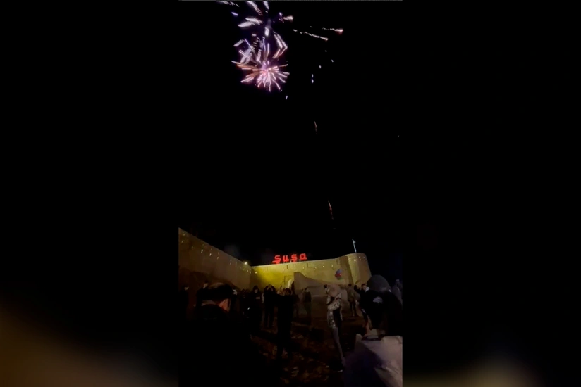 Şuşada prezident seçkilərində səsvermədən sonra atəşfəşanlıq olub