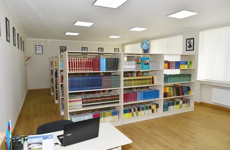 President Ilham Aliyev views the secondary school No 201 in Nizami district after major overhaul