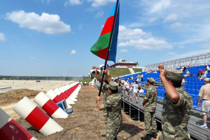 ​Azərbaycan tankçıları Tank biatlonu yarışlarında yarımfinala vəsiqə qazanıb - FOTO