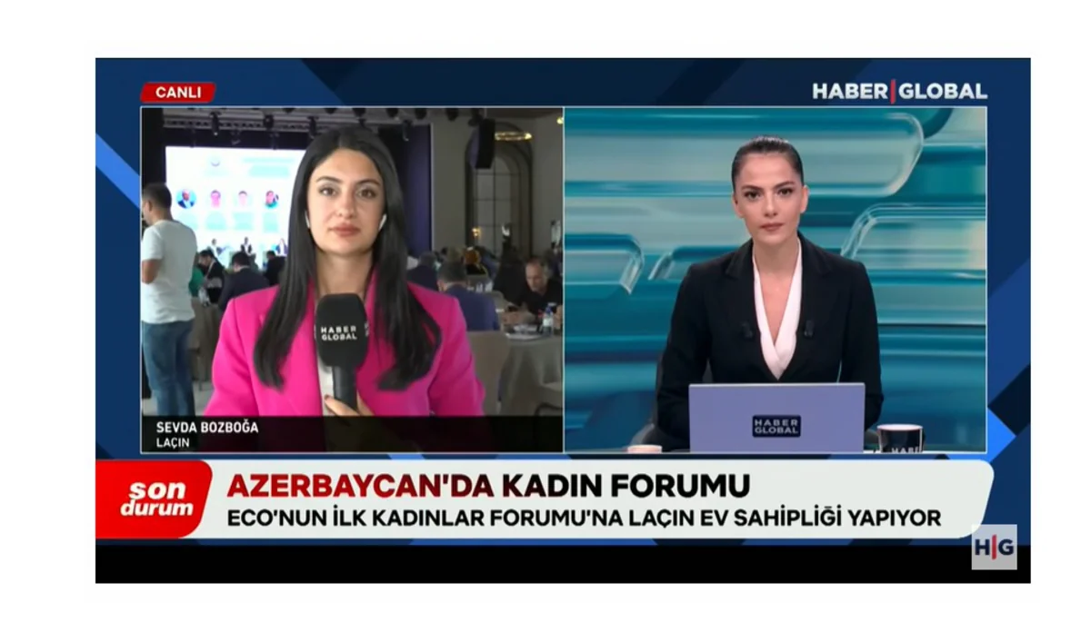 Haber Global Laçında keçirilən ECO Qadınlar Forumu ilə bağlı süjet hazırlayıb