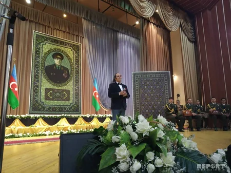 Silahlı Qüvvələrin Təlim və Tədris Mərkəzində Yolumuz Heydər Əliyev yoludur mövzusunda tədbir keçirilib