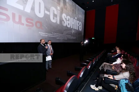 “Şuşa ili”nə həsr olunan “270-ci səhifə” adlı sənədli filminin təqdimatı olub