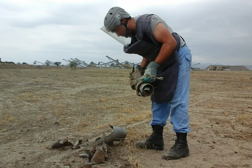 ​Tərtərdə partlamamış hərbi sursatlar aşkar olunub