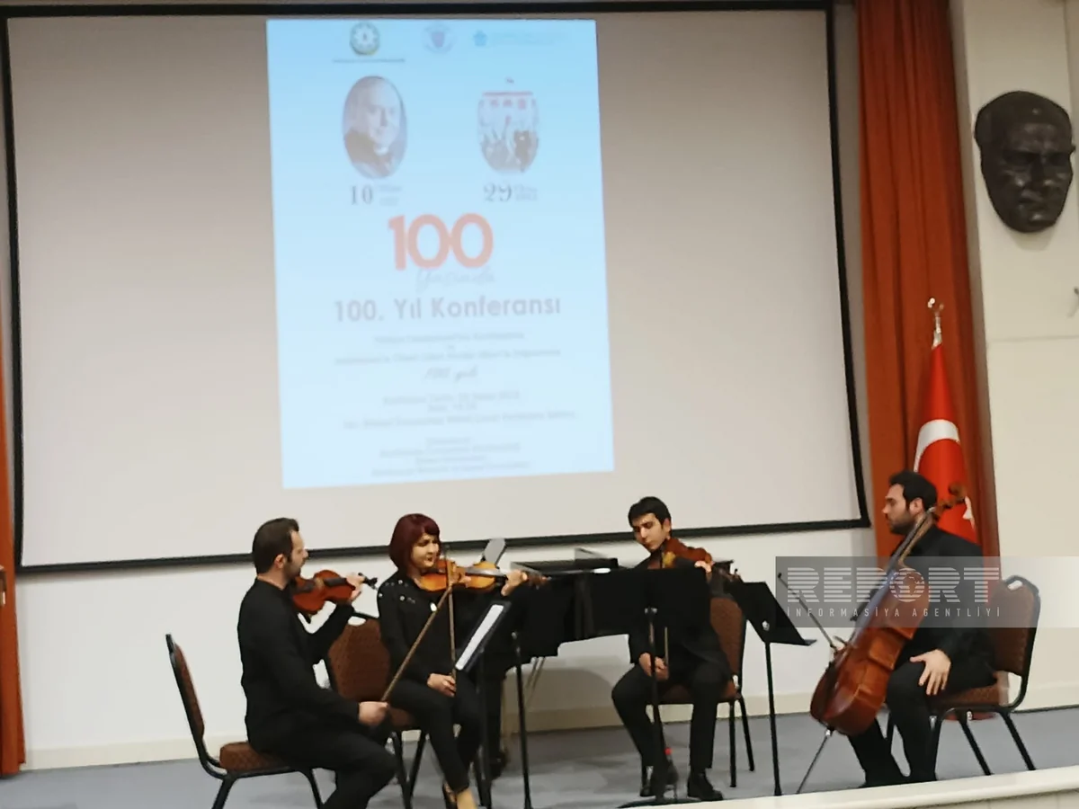 Ankarada Heydər Əliyevin anadan olmasının 100-cü ildönümü ilə bağlı konfrans keçirilib