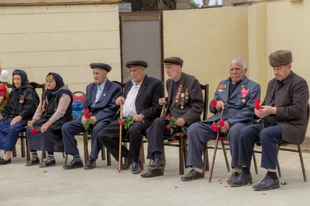 Salyanda 9 may - Qələbə Günü qeyd edilib - FOTO