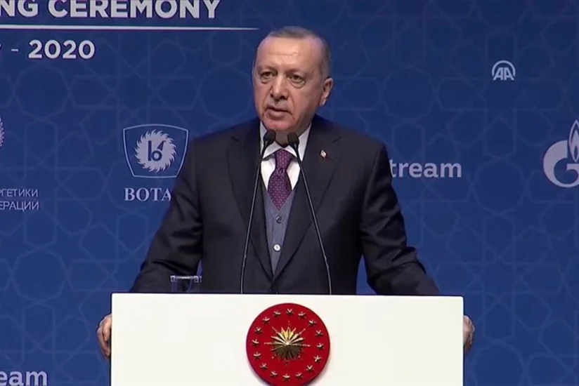Türkiyə prezidenti: “Türk axını” kəməri yeni dövrün rəmzi layihələrindən biri olacaq”