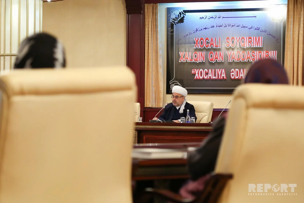 Allahshukur Pashazade: We cannot forget Khojaly tragedy