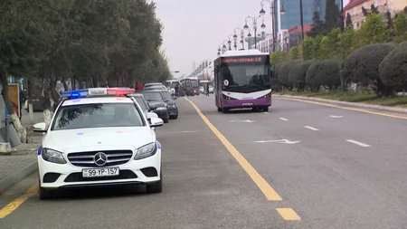 Sumqayıtda polis reyd keçirib, sərnişinlər və sürücülər cərimələnib