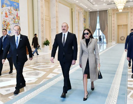 Президент Ильхам Алиев прибыл в Узбекистан