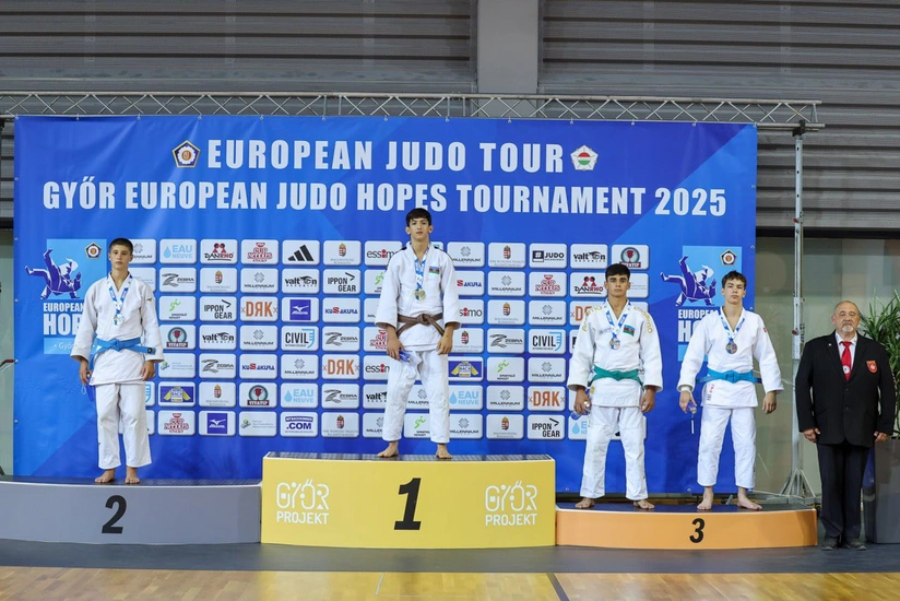 Azərbaycan cüdoçuları beynəlxalq turnirdə 1 qızıl və 3 bürünc medal əldə ediblər