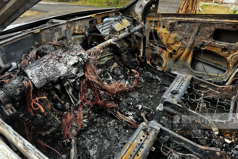 Sumqayıtda qadına məxsus avtomobil yanıb