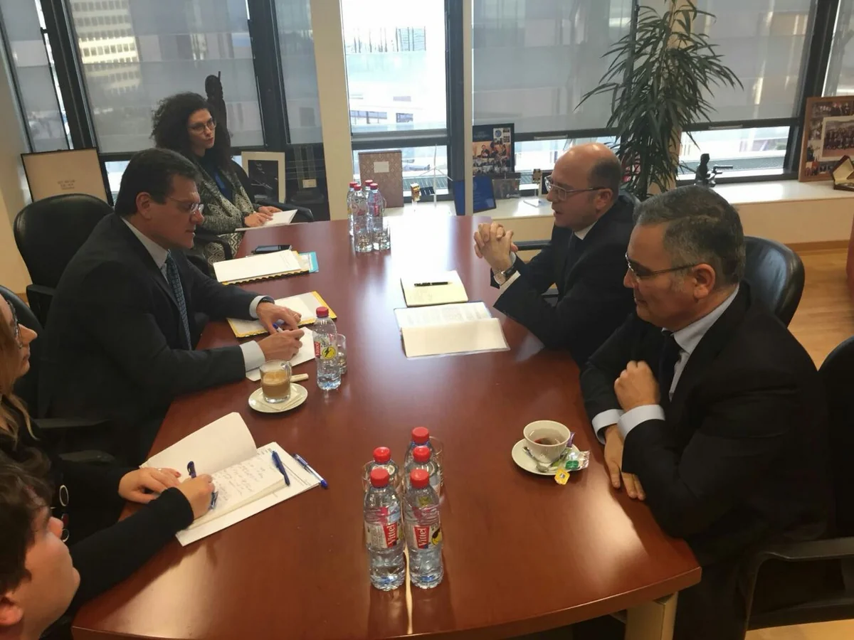 Nazir Pərviz Şahbazov Avropa Komissiyasının enerji birliyi üzrə vitse-prezidenti ilə görüşüb