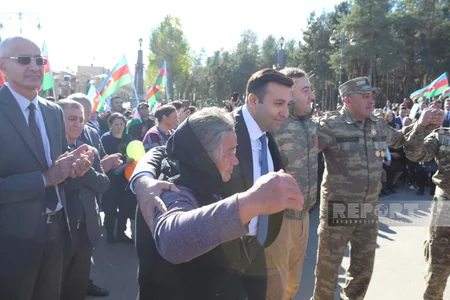 Gədəbəydə Zəfər Günü münasibətilə bayram konserti olub