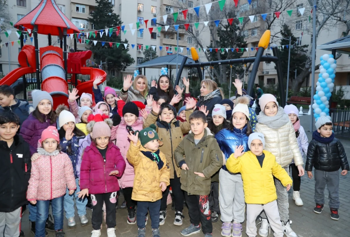 Leyla Aliyeva attends inauguration of another yard redeveloped under “Bizim həyət” project