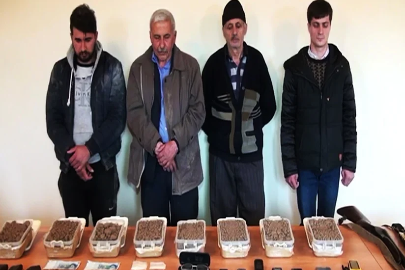 İran-Azərbaycan sərhədini pozan şəxslər saxlanılıb, külli miqdarda narkotik vasitə dövriyyədən çıxarılıb