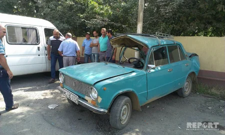 Lənkəranda mikroavtobusla minik maşını toqquşub, xəsarət alan var - FOTO
