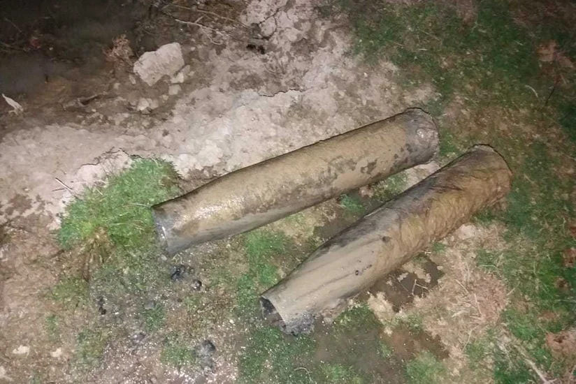 Giləzi qəsəbəsində iki top mərmisinin gilizi aşkarlanıb