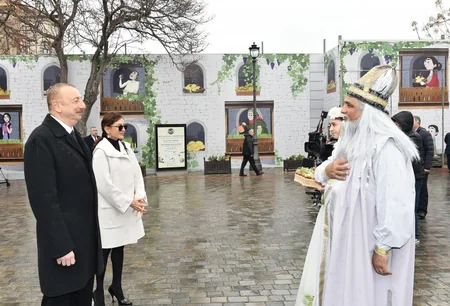 Prezident İlham Əliyev Novruz bayramı münasibətilə ümumxalq şənliyində iştirak edib - YENİLƏNİB-3