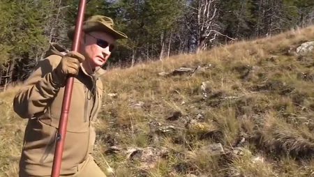 Putin 67 yaşını təbiət qoynunda qeyd edir - VİDEO - FOTO