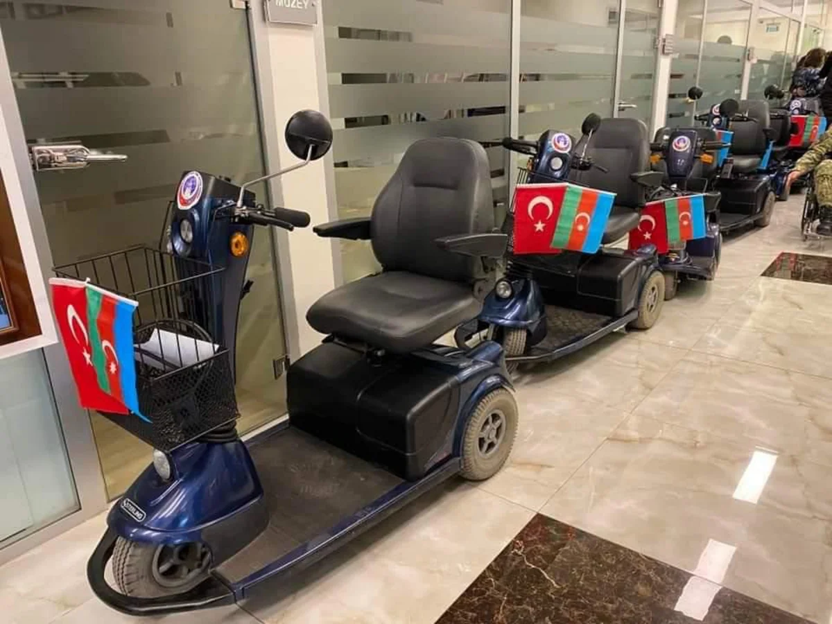 Sağlamlıq imkanları məhdud yüzədək qazi əlil arabaları ilə təmin edilib