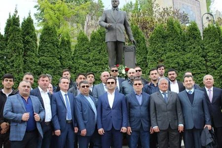 Kiyevdə ümummilli lider Heydər Əliyevin xatirəsi yad edilib