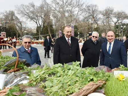 Prezident İlham Əliyev Novruz bayramı münasibətilə ümumxalq şənliyində iştirak edib - YENİLƏNİB