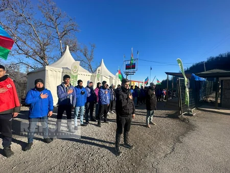 Xankəndi-Laçın yolu: Ekofəalların aksiyası 125 gündür yüksək fəallıqla davam edir