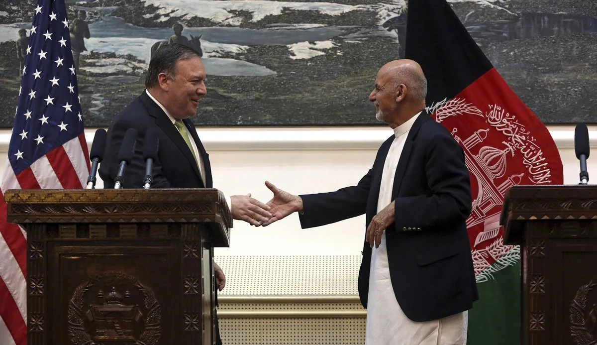 ABŞ dövlət katibi Mayk Pompeo ilə Əfqanıstan prezidenti Əşrəf Qani arasında telefon danışığı olub