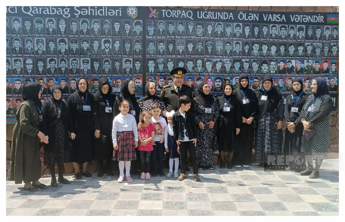 Biləsuvarda şəhidlərin xatirə kompleksinin açılışı olub