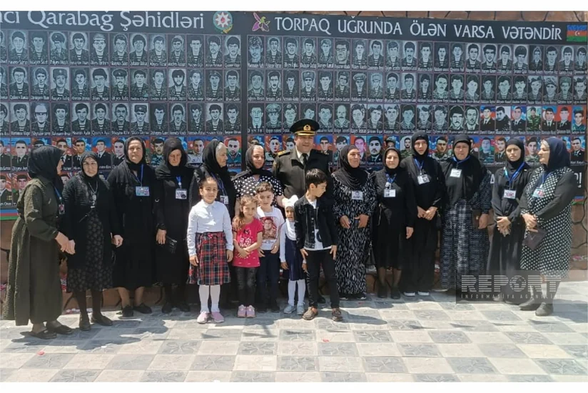 Biləsuvarda şəhidlərin xatirə kompleksinin açılışı olub