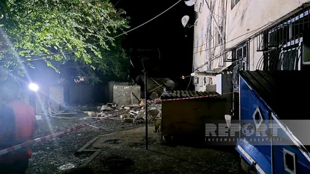 Biləsuvarda dağıntılar altında qalan şəxsin meyiti çıxarılıb - YENİLƏNİB-4