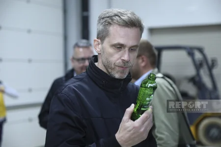 Xarici diplomatlar Kəlbəcərdə “İstisu” mineral su zavodunda olublar