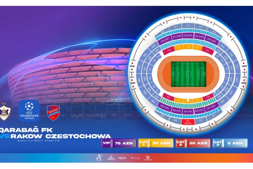 Билеты на матч Карабах - Ракув поступили в продажу