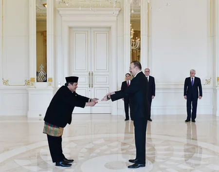 President Ilham Aliyev received credentials of incoming Indonesian Ambassador