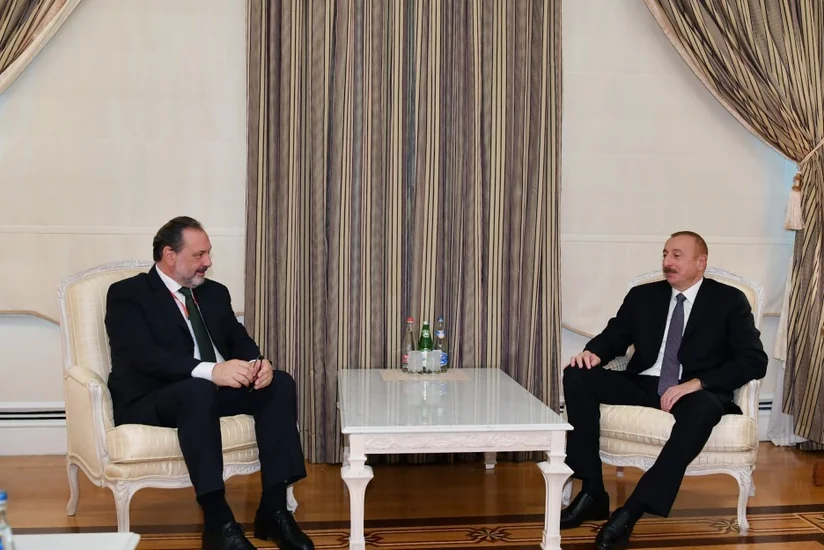 President of Azerbaijan receives president of Chamber of Representatives of Uruguay - UPDATED