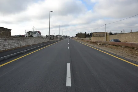 Mərdəkan-Qala avtomobil yolunun tikintisi yekunlaşıb