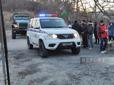 Xankəndi-Laçın yolunda sülhməramlılara məxsus 72 avtomobil maneəsiz keçib - YENİLƏNİB-9