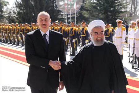 ​İranda Azərbaycan Prezidentinin rəsmi qarşılanma mərasimi olub