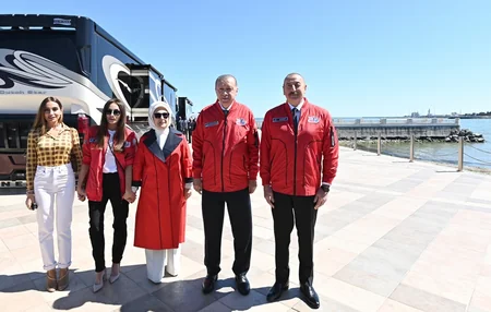 İlham Əliyev və Rəcəb Tayyib Ərdoğan TEKNOFEST Azərbaycan festivalına qatılıblar
