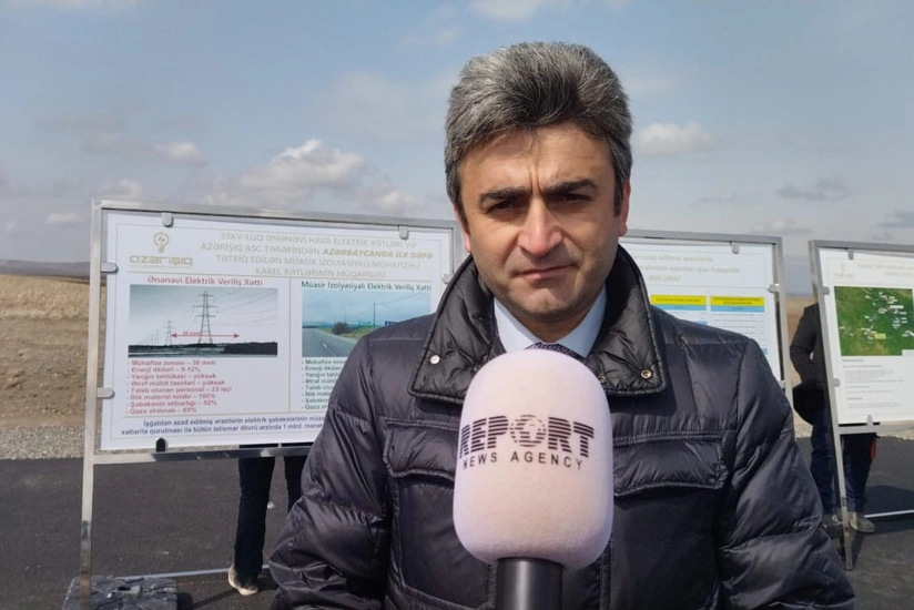 Азеришыг“: Впервые на постсоветском пространстве в Суговушане проложена изолированная ЛЭП