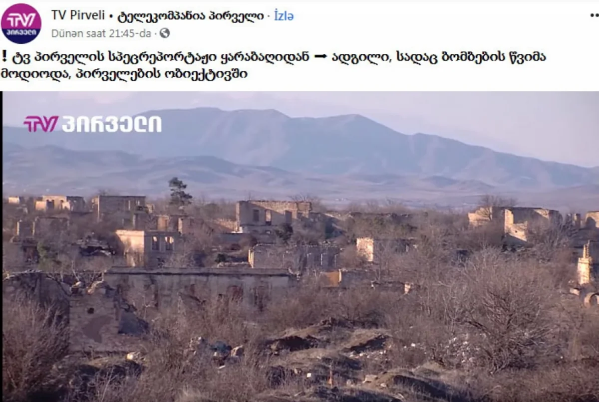 Gürcü telejurnalist: Ağdamda dini və mədəniyyət ocaqları məhv edilib