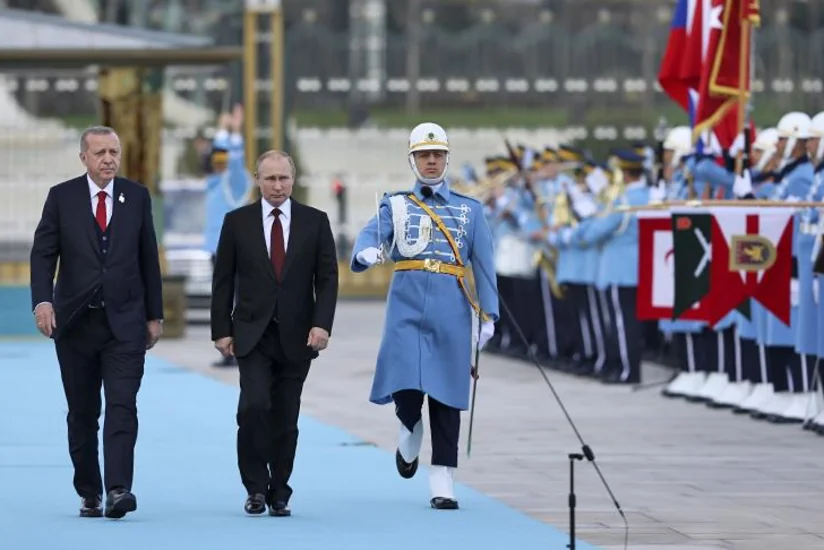 Turkish and Russian presidents meet in Ankara