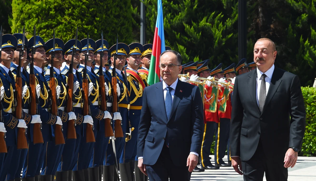 Official welcome ceremony held for President of Albania