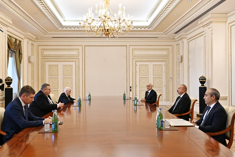 Prezident İlham Əliyev Rusiya Baş nazirinin müavinini qəbul edib - YENİLƏNİB