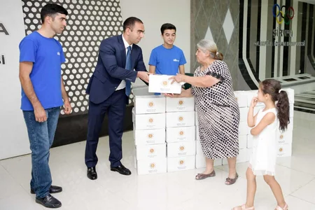 Heydər Əliyev Fondu tərəfindən aztəminatlı ailələrə qurban paylarının verilməsi başa çatıb