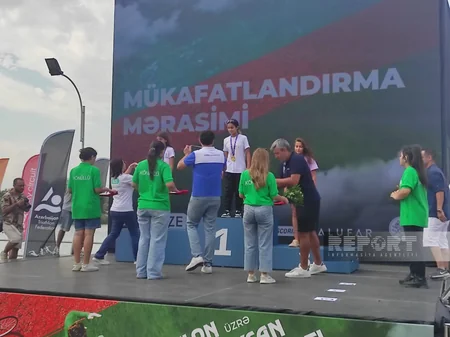 Triatlon üzrə Azərbaycan çempionatının mükafatlandırma mərasimi keçirilib