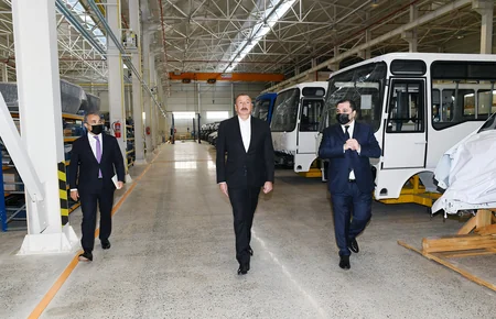 Prezident Hacıqabul Sənaye Məhəlləsinin açılışında iştirak edib - YENİLƏNİB