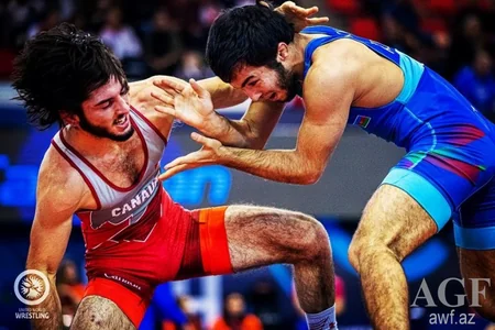 Azərbaycan güləşçiləri dünya çempionatına 1 qızıl, 1 gümüş və 2 bürünc medalla başlayıb - FOTO - VİDEO