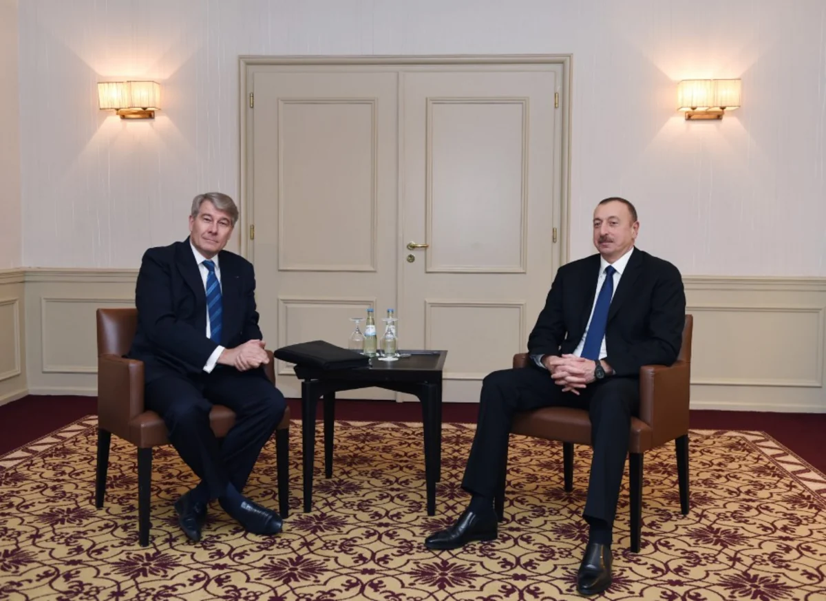 Prezident İlham Əliyev Almaniya İqtisadiyyatının Şərq Komitəsinin sədri ilə görüşüb